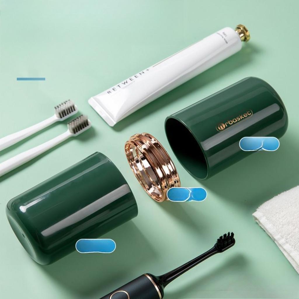Portable, Travel Toothbrush, Toothpaste Storage Set, Mouthwash Cup, Lightweight, Travel Hygiene Essentials, Durable Structure, Toothbrush Holder