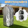 yzxym Outdoor Waterproof Tire Rack Cover for 4 Tires, 420D Thick, Waterproof Zipper, Tire Storage, Includes Storage Bag, 61 x 72 x 145cm, for Regular