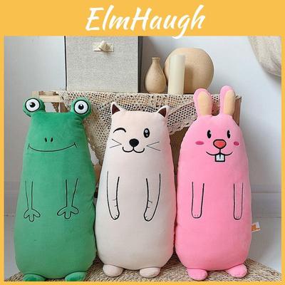 Animal Plush Pillow Frog Rabbit Pp Cotton Soft Cushion For Home Decor**