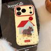 Hongri Pony Mobile Phone Case Iphone17promax Is Suitable for Apple 16 Three-dimensional Cartoon 15 National Style 13 Soft Cover 11