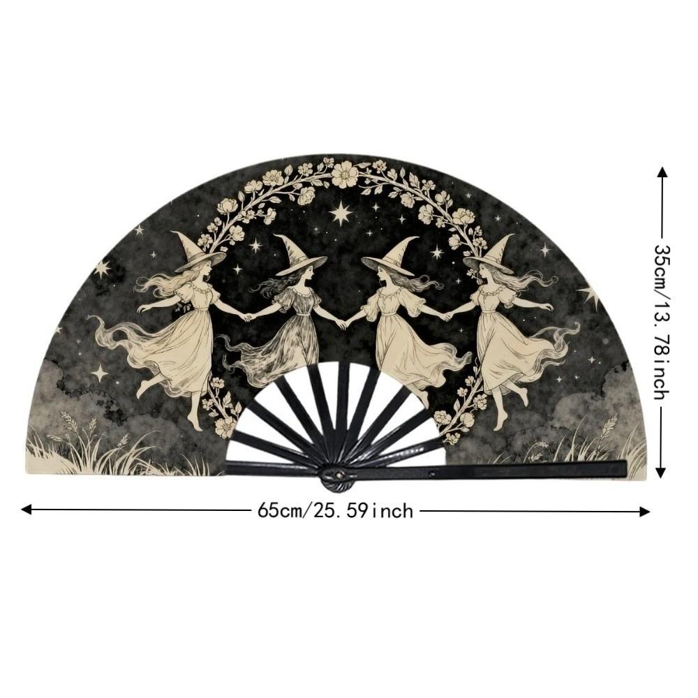 Handheld Kung Fu Fan 33cm 13in Folding Hand Fan Chinese Style Large Hand Fan Decoration
