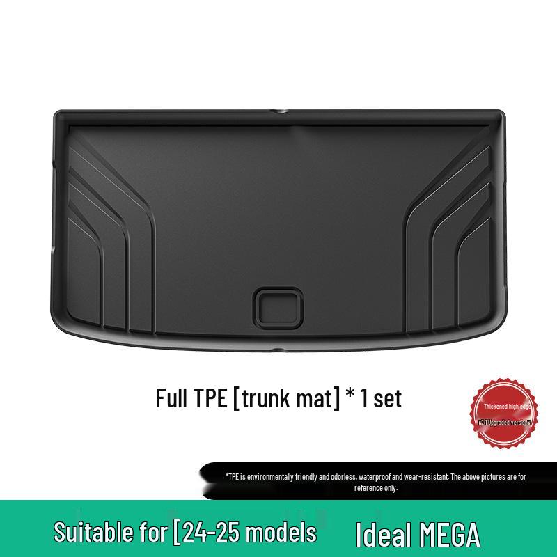 Eco-Friendly TPE Floor Mats for 2024-2025 Li Auto MEGA Car, Vehicle-Specific and Trunk Mats.