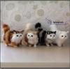 Kitten Simulation Animal Set: Four Sets of Five Cat Ornaments for Home Décor