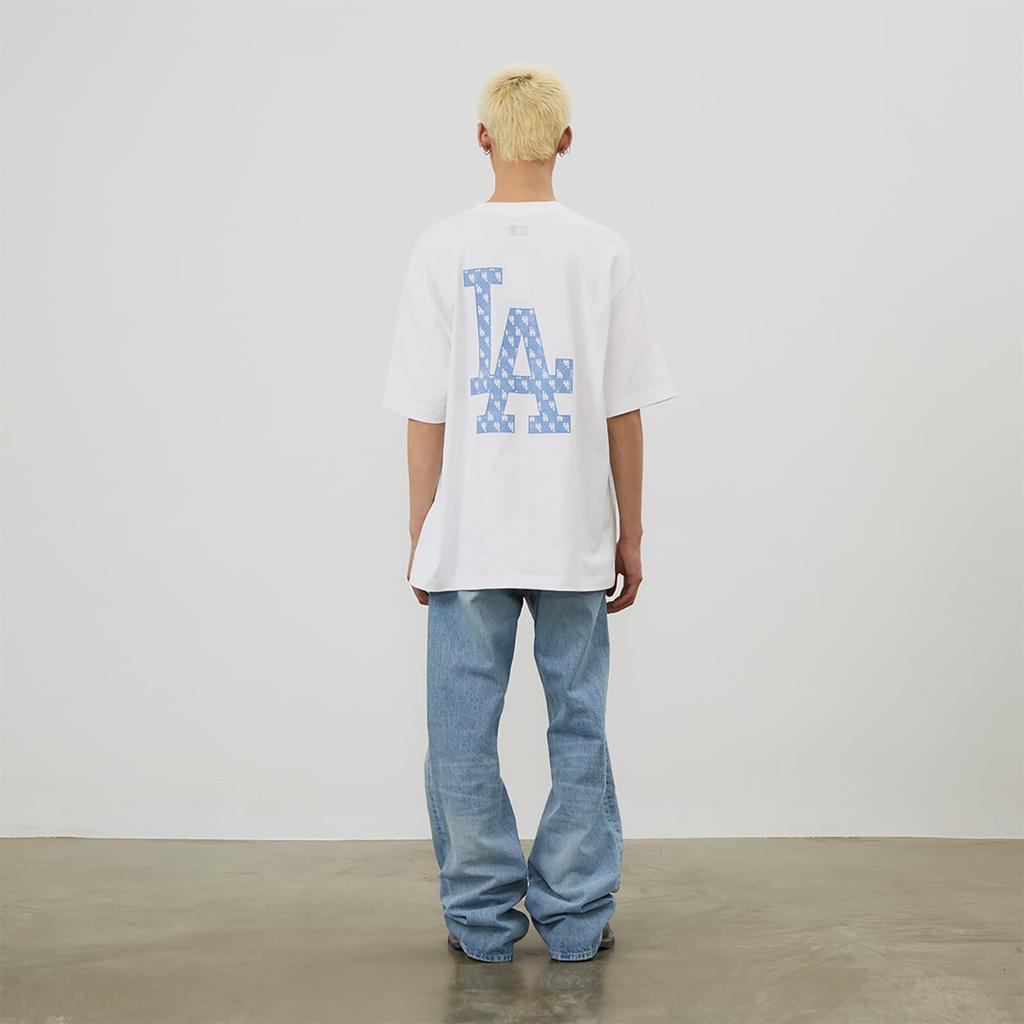 MLB MONOGRAM SS24 T Shirt Unisex White 3ATSM0643-07WHS