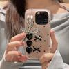 Lovely Beaded Bowknot Heart Keychain Pendant Bag Phone Pendant Women Backpack Handbag Charm Lovely Hangings Decoration