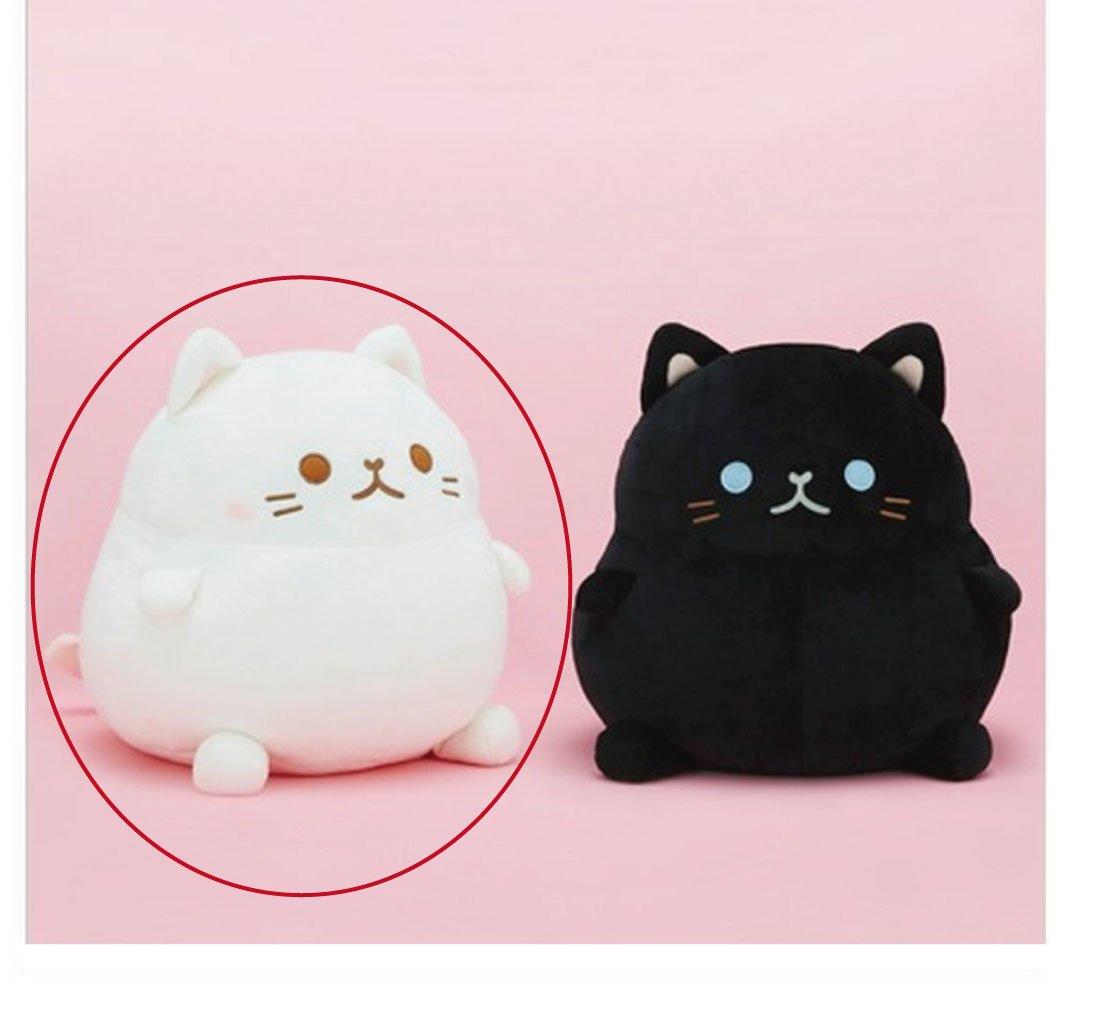 

Chubby Life Squishy Plush Chest Circumference White Single Item Toy, XL, Approx. 33cm, 95cm, Cat,