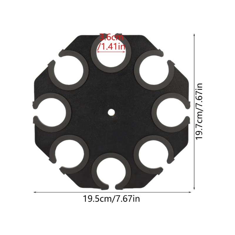 Efficient Vocal Equipment Mounting Tray With 8 Slots For Secure Placement On Show Areas And Recording sectors