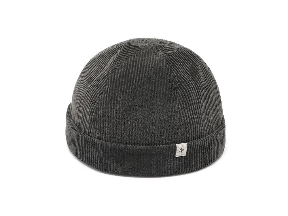 Snow Peak Corduroy Watch Cap GS-S25FUFWC68, Headwear, Cap, Hat, Men's/Women's, Charcoal One