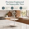2 Tiers 3 Tier Cupcake Display Holder Zinc Alloy Tiered Fruit Plate Cake Stands  Dessert Display