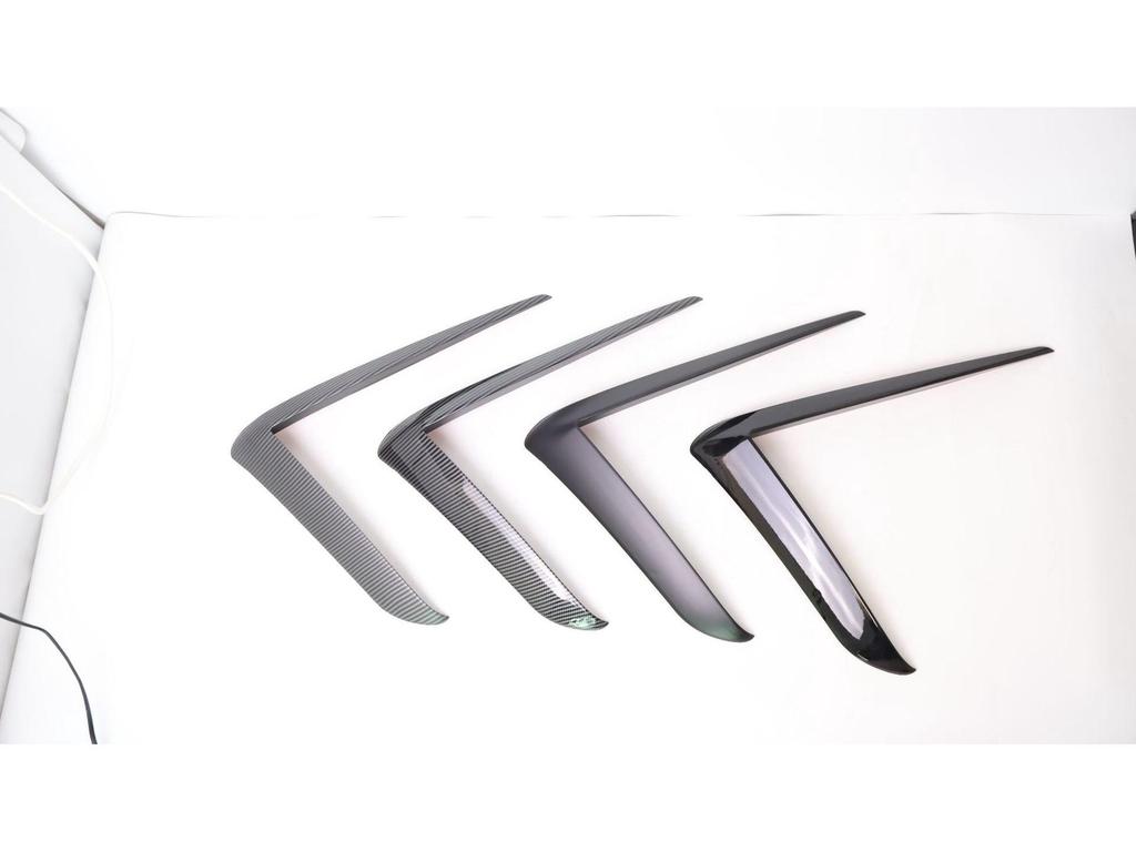 Deflector de vânt pentru bara de protecție față și Spoiler sprânceană far pentru Tesla Model Y Facelift 2025+