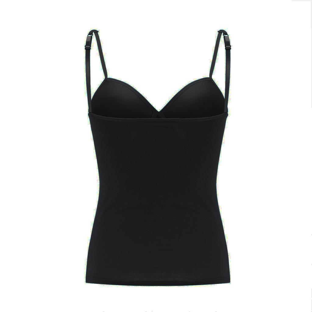 Women's Camisole With Bottom And Chest Pad, Sexy Oversized Underwear With Chest Pad