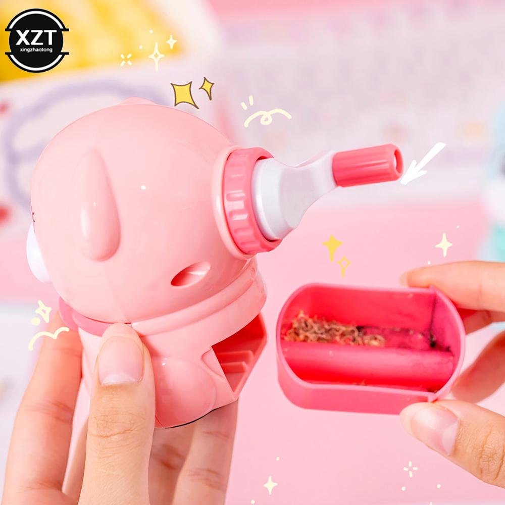 Creative Cartoon Dog Shaped Hand-cranked Automatically Pencil Sharpener Student Pencil Sharpener Stationery Office School Supply