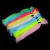 Synthetic Fiber Yarn Crimped Kinky Minnow Fiber 30CM Length Solid Color Streamer Fly Fibers Fishing Tool Material
