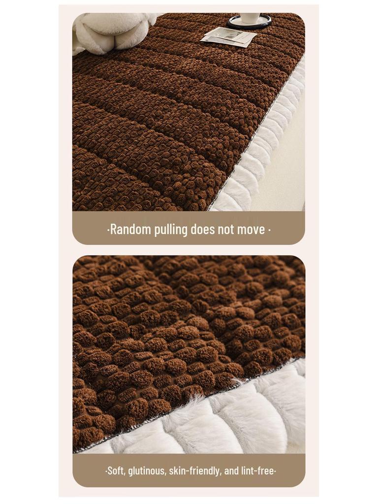2026 Plush Anti-Slip Sofa Seat Cushion for Autumn/Winter Comfort