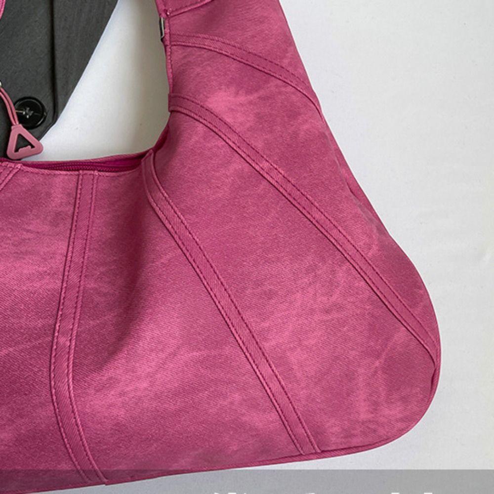 Large Capacity Underarm Bag Shoulder Bag Tote Bag Casual Vintage Hobo Bag  Girls