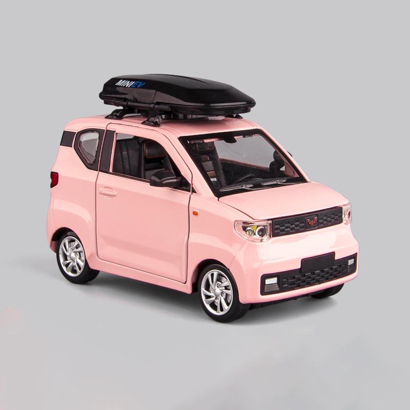 1:24 autíček WuLing MINI EV litý kovový model auta ze slitiny pro model autíčko autíčko v miniaturní měřítku dárek k narozeninám