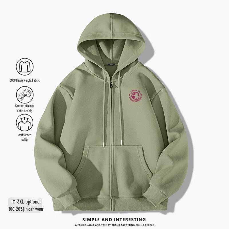 

MINISO Disney Strawberry Bear Men s Hooded Zip Sweatshirt XL