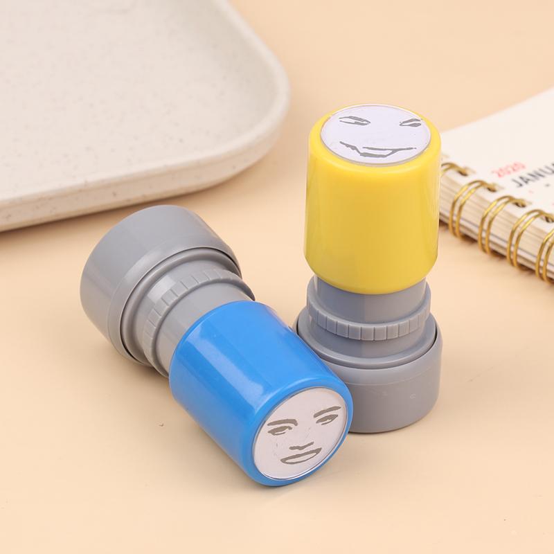 Personagens de Desenho Animado Divertidos Expressões Selo Positivo Tipo Prensa Carimbos de Planejador Kpop Anime Ação Carimbo de Tinta Presente para Fãs