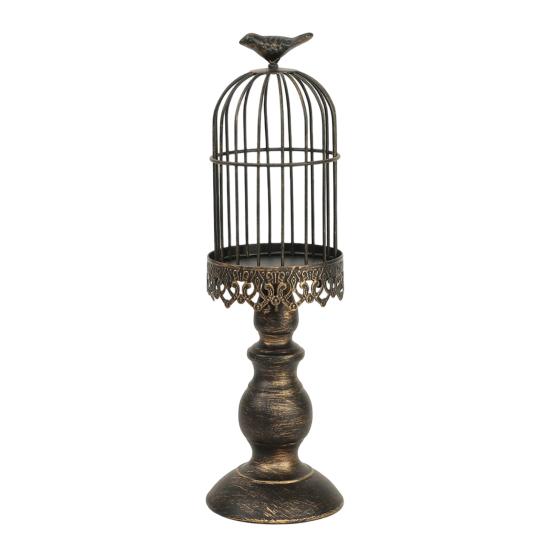 Yousheng Birdcage Candle Holder, Vintage Iron Candle Stick Holder, Decorative Wedding Candle Centerpiece for