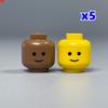 Custom Build Bricks Printed Head Face Expression 4cm Action Figure Body Part DIY Educational Toy Creating Bricks Toysets Ideal For Youngsters Gift