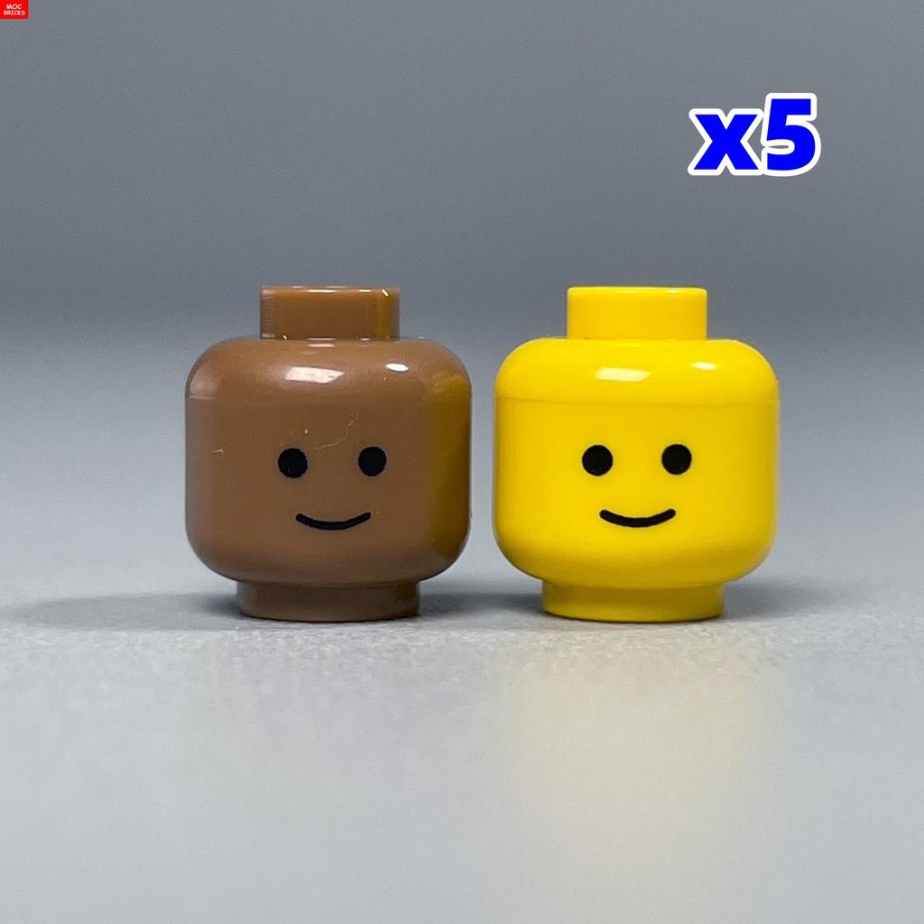 Custom Build Bricks Printed Head Face Expression 4cm Action Figure Body Part DIY Educational Toy Creating Bricks Toysets Ideal For Youngsters Gift