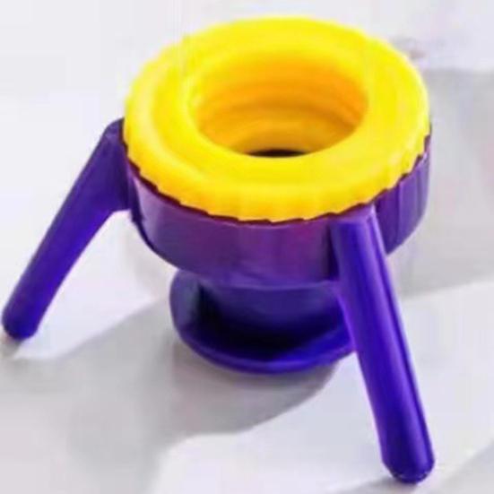 3 ks Stojan s 3 nohami na obrácenou láhev, dávkovač na šampon, pleťové mléko, kuchyňské koření, rychlý kuchyňský dávkovač tekutin