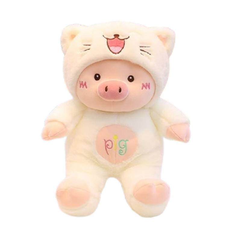 Cartoon Stuffed Animal Pig Plush Toy Gift Kids Pink White Purple Sizes Multiple