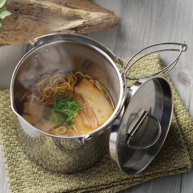 5-Piece Portable Stainless Steel Camping Cookware Set