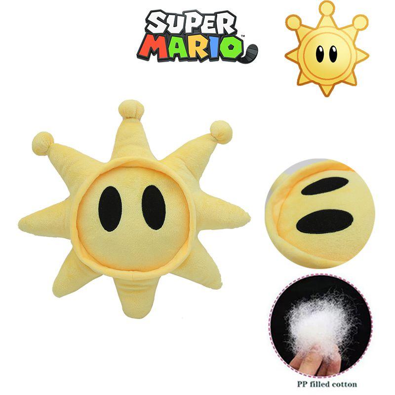 Cuddly 30cm/11.8in Super Mario Shine Sprite Plush Toy Soft Stuffed Doll Kids Gift