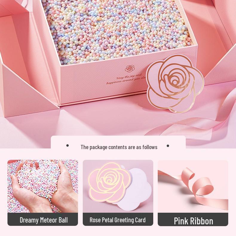 Elegant Pink Gift Box for Women - Ideal for Birthdays, Lipstick, Perfume & High-End Surprises