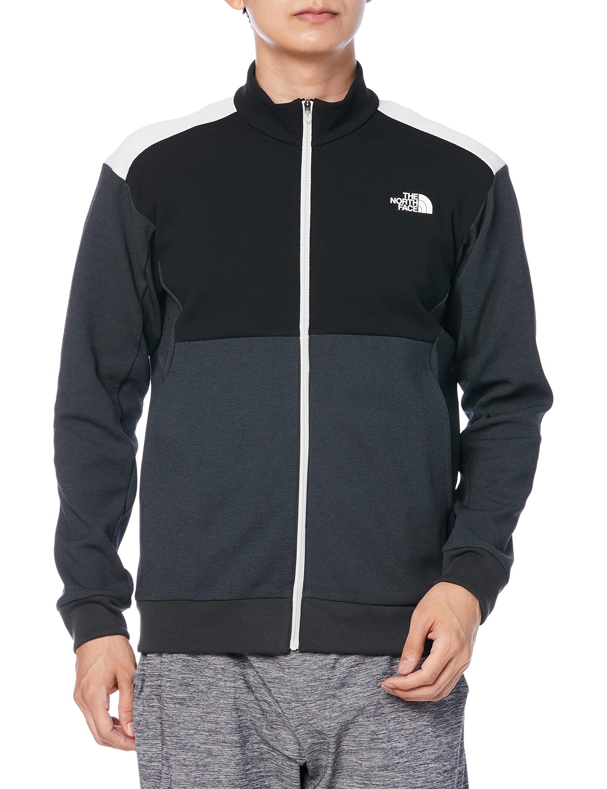 

The North Face Ambition Stretch Jersey Training Mix Size S Jacket, Men s Jacket, Charcoal/Tingray,