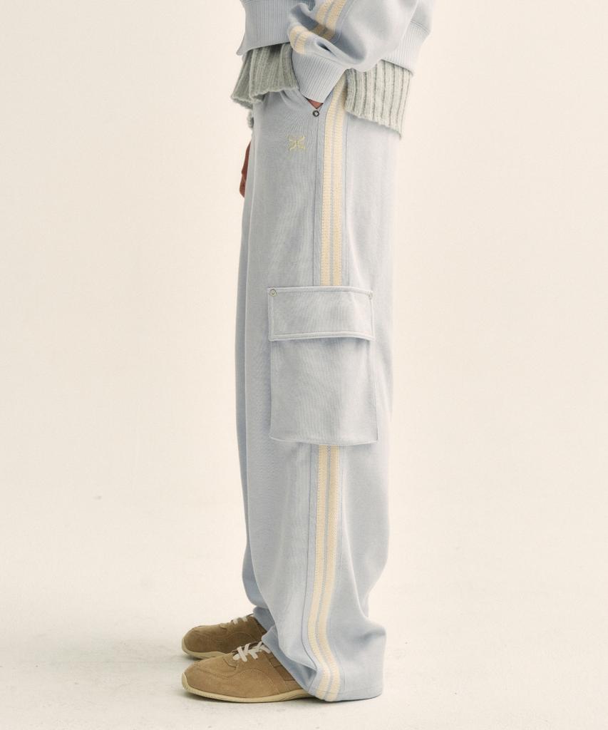 Seteo Roton Cargo Track Pants Sky Blue