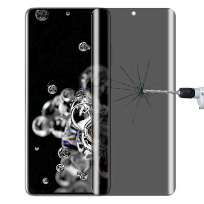 Für Samsung Galaxy S20 Ultra 0,3 mm 9H Oberflächenhärte 3D Gewölbte Oberfläche Sichtschutzglasfolie