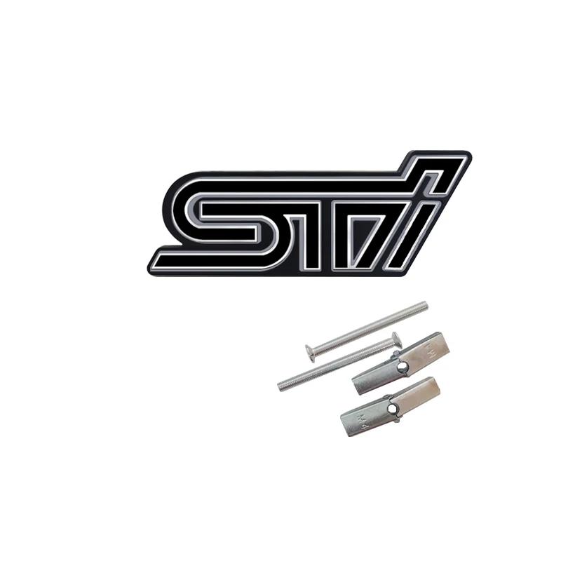 3D Metal Car Front Grille Emblem Auto Rear Trunk Sticker Badge For Subaru STI Logo Forester Impreza Tribeca XV Outback Crosstrek vg5