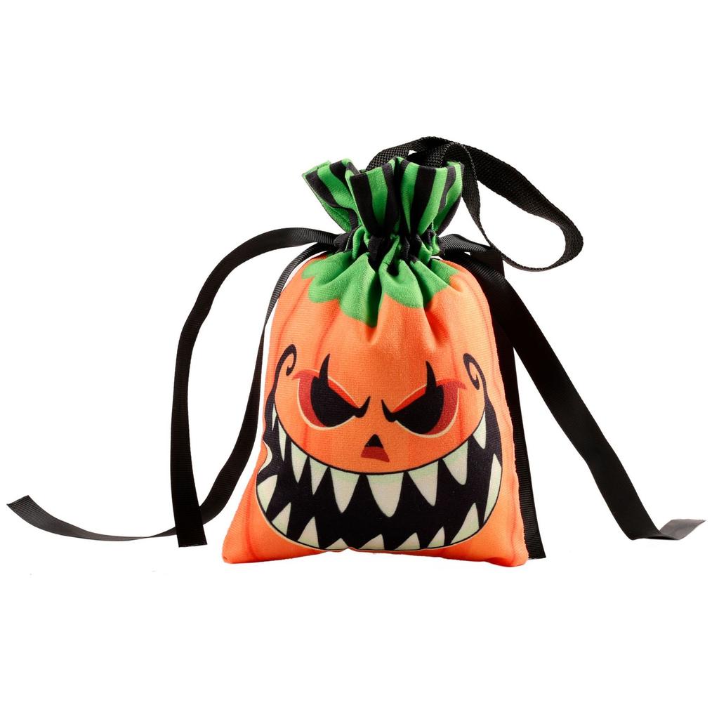 Halloween Props Pumpkin Trick Or Treat Ghost Face Ghost Gifts Sugar Bag Party Festive Atmosphere Tote Bag Non-Woven Gift Bag