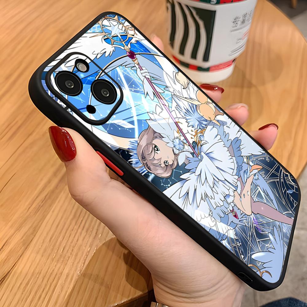 Cardcaptor Sakura Phone Case For IPhone 17 16 15 Pro Max 14 Pro 1613 11 12 Mini Xs Xr Plus Se Matte Back Cover