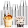 Clear Plastic Cups Thickened Drinking Cups for Parties Weddings Bars 9 Oz