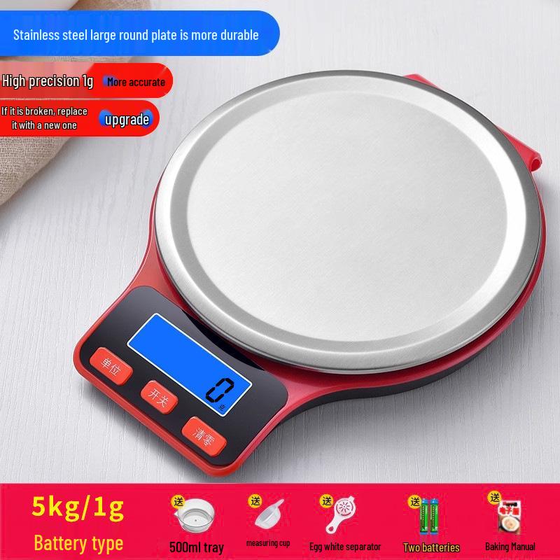 Compact Precision Kitchen Scale for Baking and Cooking