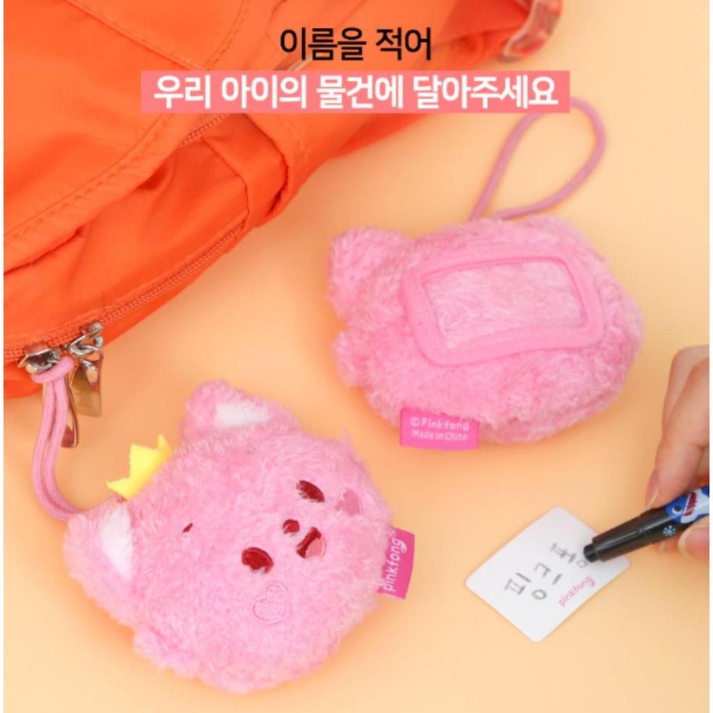 Character Plush Name Tag Luggage ID Tag Bag Name Label for Kids