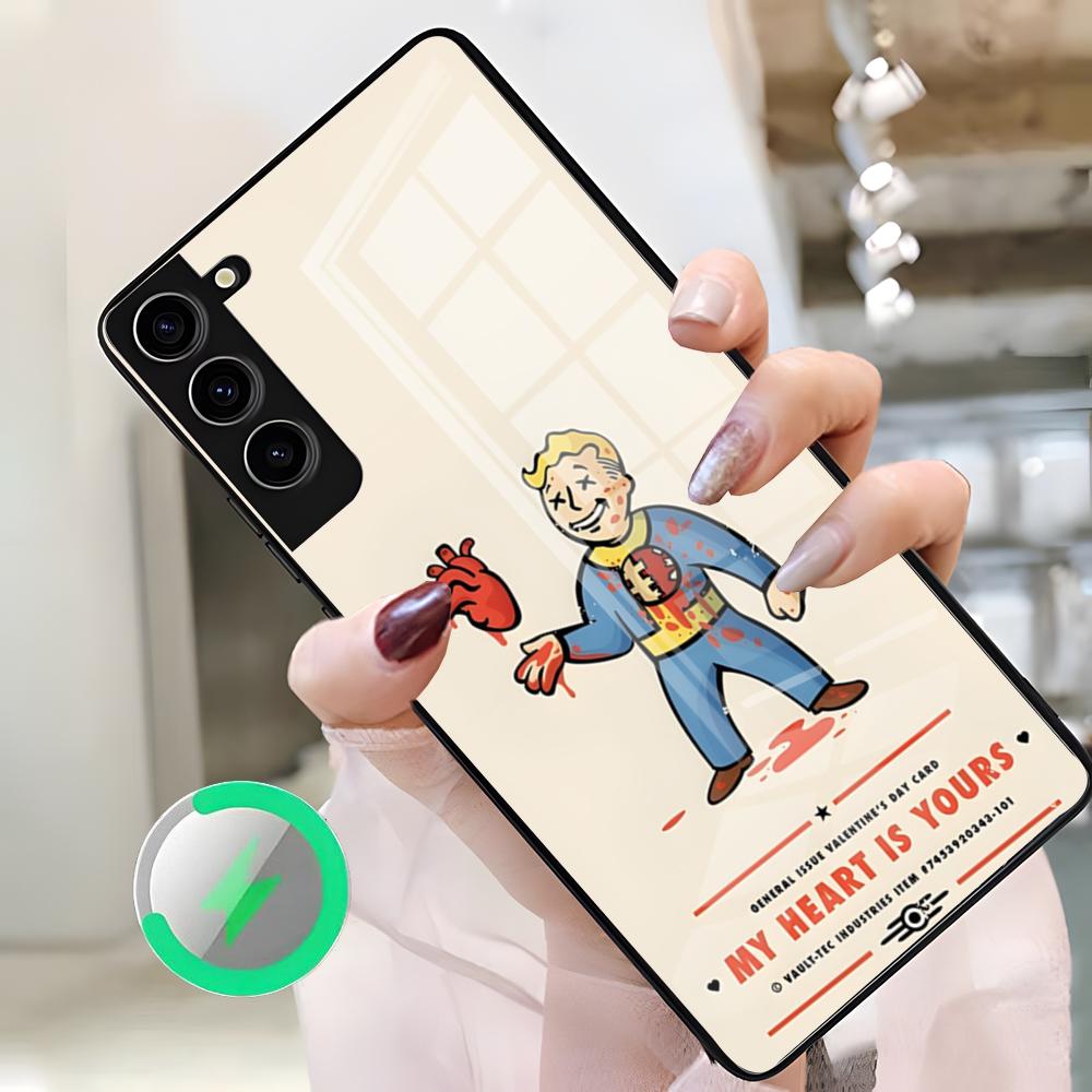 F-Fallouts Vault Phone Case For Samsung S26 Ultra S25 Edge S23 S22 S21 S20 Ultra Plus S24 Fe A25 Magnetic Glass Cover