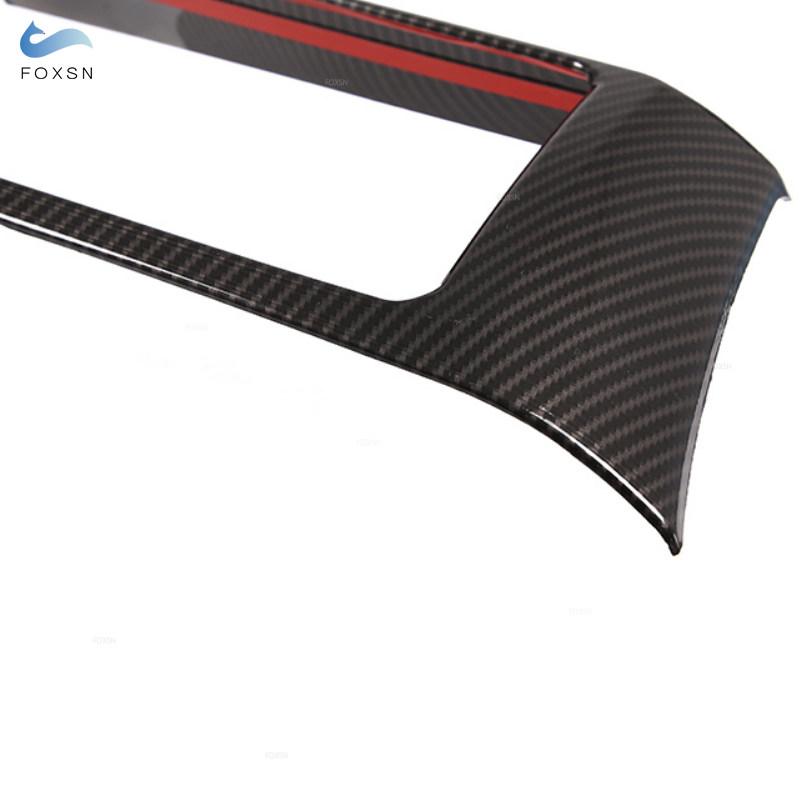 ABS Carbon Fiber Grain Car Accessories Interior Center Console Dashboard Panel Cover Trim For Toyota 86 Subaru BRZ 2012-20