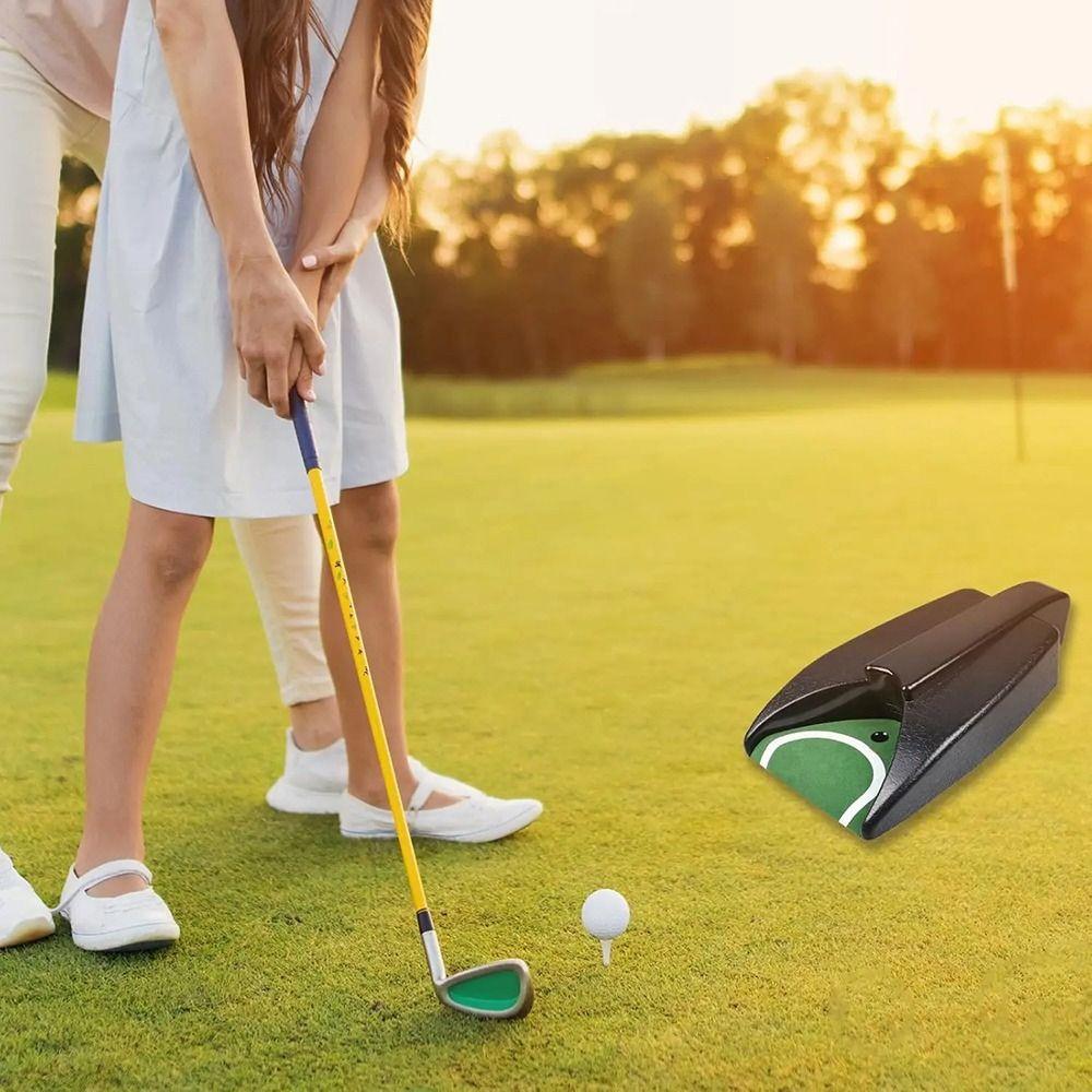 Battery-Powered Golf Automatic Putting Cup Automatic Return Practicing Unit Automatic Ball Returner Indoor Use