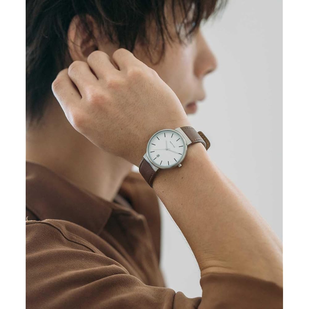 [Officially Imported] BERING Men's & Women's (Unisex) Scandinavian Design Simple Watch with Shatter-Resistant and Scratch-Resistant Sapphire Crystal, 