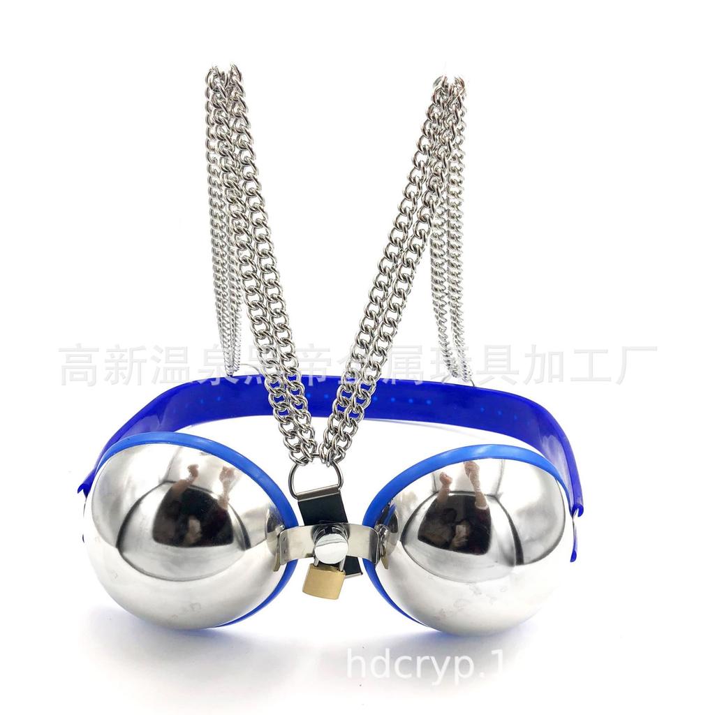 New 3 Colors Stainless Steel Women Adjustable Chastity Bra Lock Female Chastity Device Breast Protection Roleplay Sex Toys