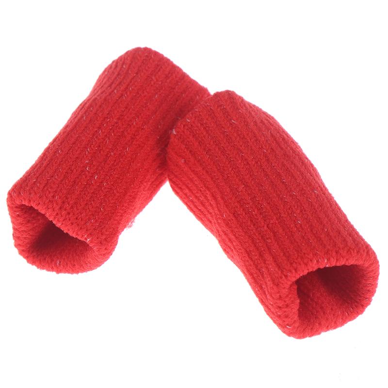 10Pc Finger Sleeves Sport Arthritis Trigger Braces Knuckle Protector Splint Wrap