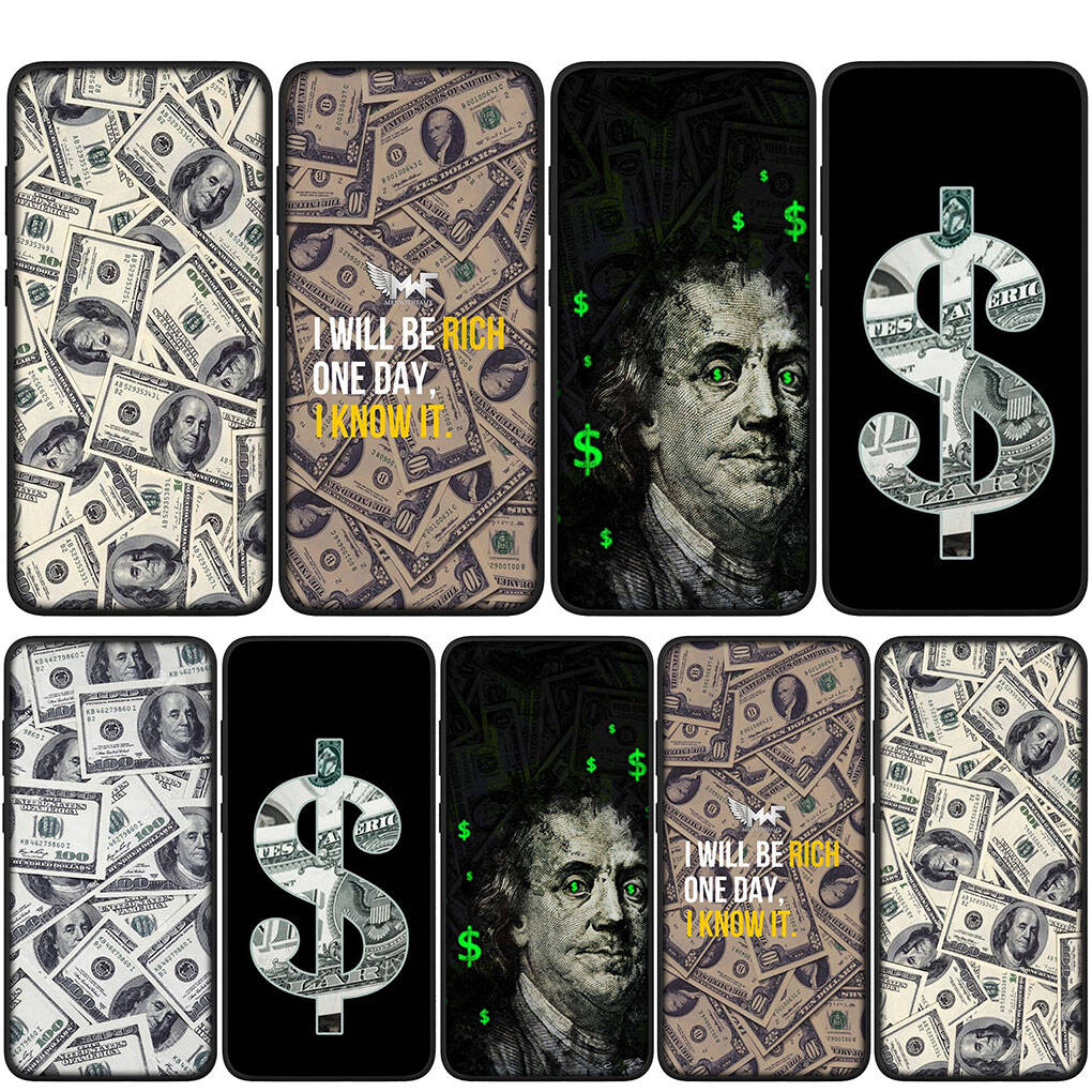 for Motorola Moto Edge 70 60 50 G54 G86 Samsung Galaxy S25 iPhone 17 16 15 Xiaomi Redmi Note 14 Pro Max Phone Case One Hundred Money Dollars 100 Cover