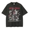 Metal Gear Solid Joc ACȚIUNE ESPIONAJ TACTIC Tricou Vintage Spălat Bărbați Femei Îmbrăcăminte la Modă Tricou Supradimensionat cu Mânecă Scurtă