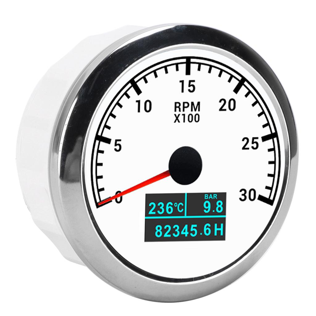 Pointer Tachometer Waterproof 3 In 1 Multifunctional for Car Modification Automobile Boats