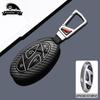 Abs Carbon Fiber 3 5 7 Buttons For Hyundai Ioniq 6 Grand Prix Gn7 Kona Car Remote Key Case Cover Protected Keychain Accessories