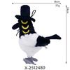 Peluche Anime Kpop Cacciatori di Demoni Carino Tigre Viola Cappello Nero Gazza Con 3 Occhi Mostro Caccia Gruppo Femminile Peluche Per Regalo Fan